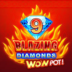 9 Blazing Diamonds WowPot
